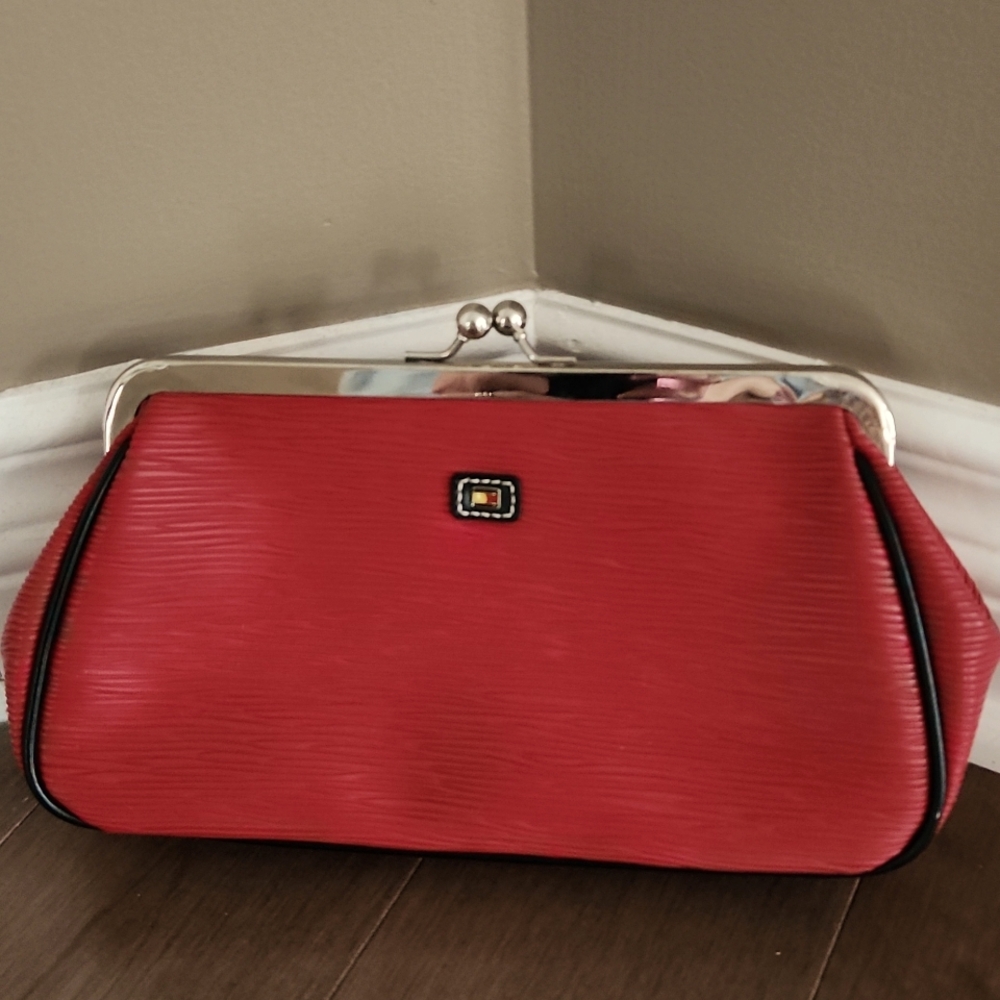 Tommy Hilfiger Red Clutch Bag